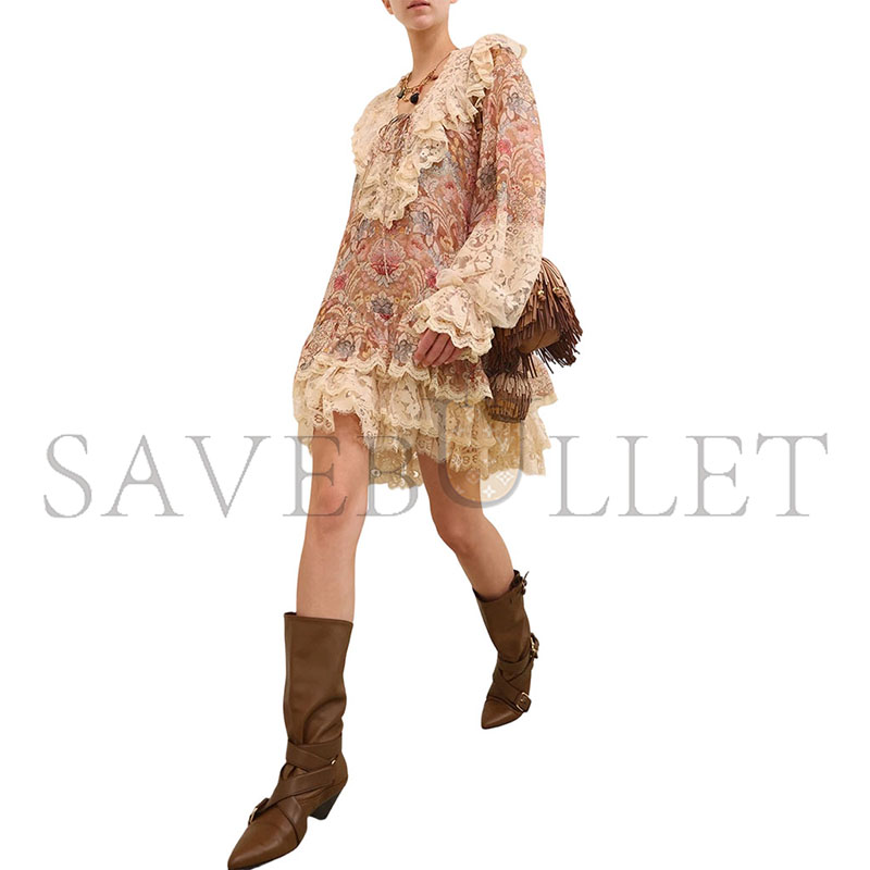 ZIMMERMANN REBELLION LACE-UP MINI DRESS 7238DC261